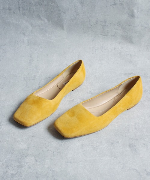 「Fabio Rusconi」 フラットパンプス 37 イエロー レディース_画像7