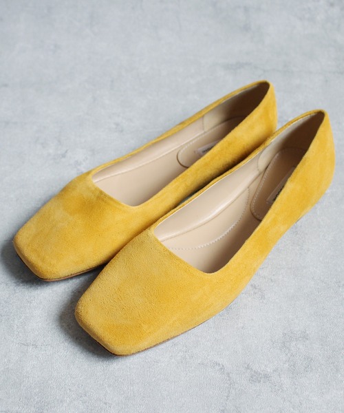 「Fabio Rusconi」 フラットパンプス 37 イエロー レディース_画像8