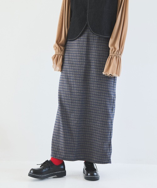 「Crisp」 タイトスカート FREE イエロー レディース_画像5