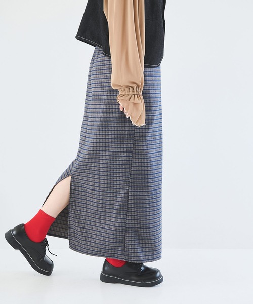 「Crisp」 タイトスカート FREE イエロー レディース_画像9