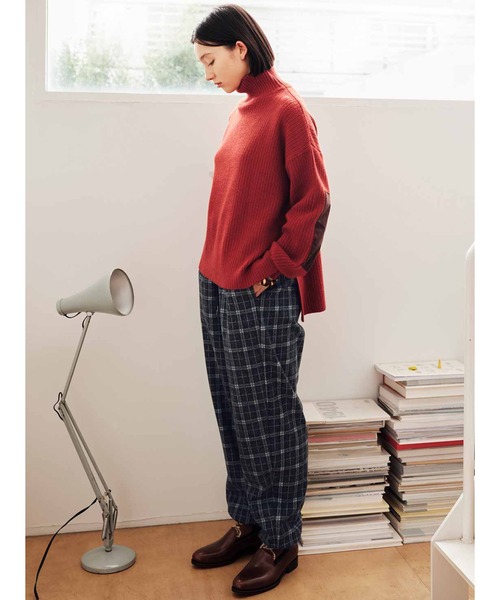 「MEDE19F」 イージーパンツ LARGE ネイビー レディース_画像3