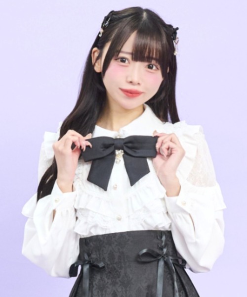 リッチミーNY♡シルク フリルブラウス M.SUMMER シルクフリルブラウス