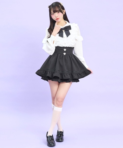 Secret Honey（シークレットハニー） ブラウス シャツ ヨークフリル肩