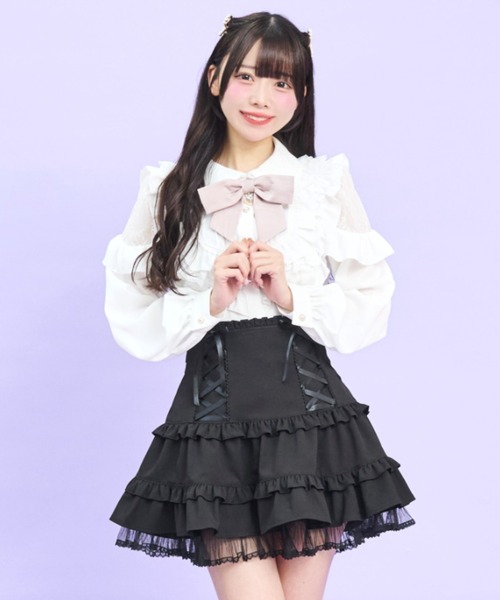 Secret Honey（シークレットハニー） ブラウス シャツ ヨークフリル肩