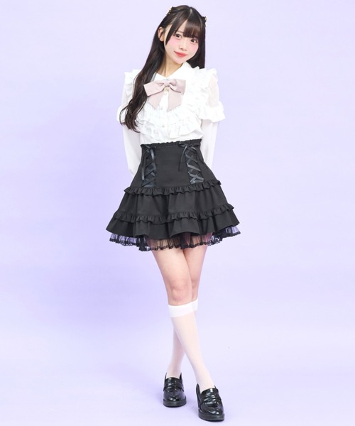 Secret Honey（シークレットハニー） ブラウス シャツ ヨークフリル肩