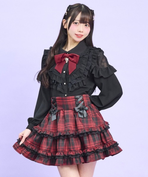 Secret Honey（シークレットハニー） ブラウス シャツ ヨークフリル肩