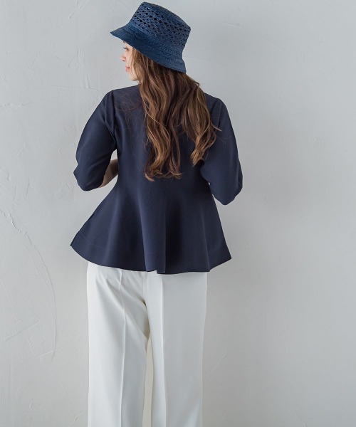 「Viaggio Blu」 長袖ニット M ネイビー レディース_画像7