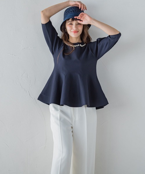 「Viaggio Blu」 長袖ニット M ネイビー レディース_画像8