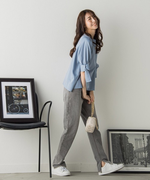 「VICKY」 長袖シャツ M ブルー レディース_画像3