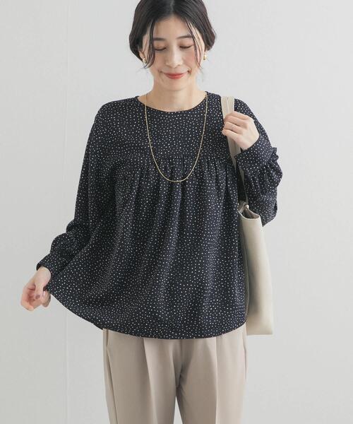 最終値下げ 美品 dhal ギャザーブラウス シャツ URBAN RESEARCH DOORS（アーバンリサーチドアーズ） ブラウス シャツ