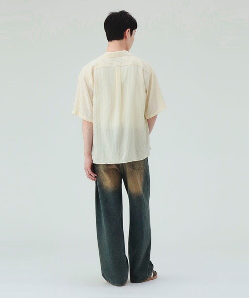 BEAMS HEART（ビームス ハート） シャツ 半袖 「ユニセックス」タック