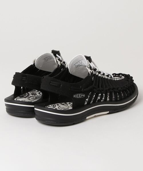 KEEN（キーン） サンダル 25cm ブラック×ホワイト メンズ : ZOZOTOWN