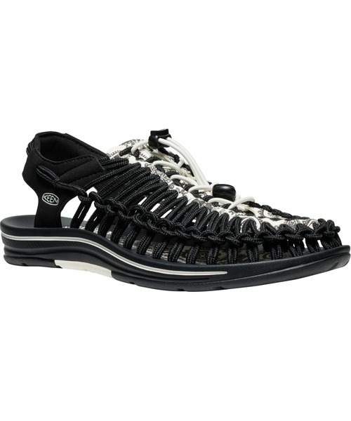 KEEN（キーン） サンダル 25cm ブラック×ホワイト メンズ : ZOZOTOWN