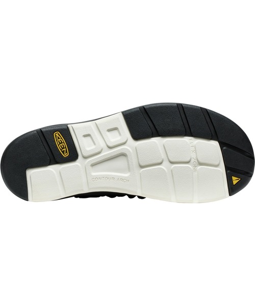KEEN（キーン） サンダル 25cm ブラック×ホワイト メンズ : ZOZOTOWN