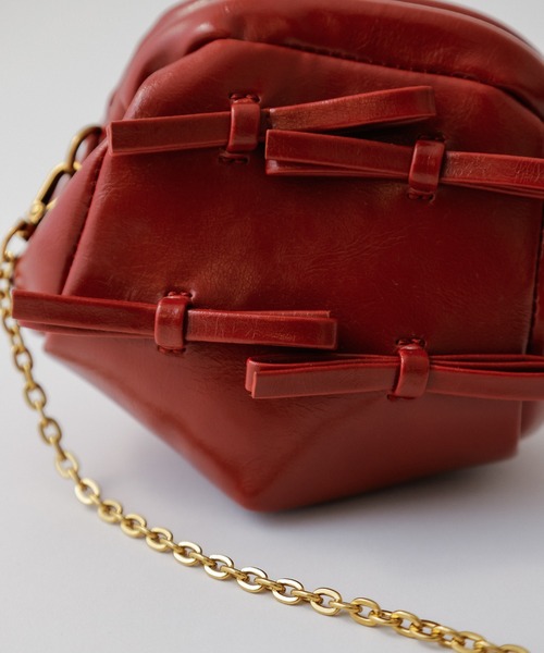 「DEICY」 ショルダーバッグ FREE レッド レディース_画像4