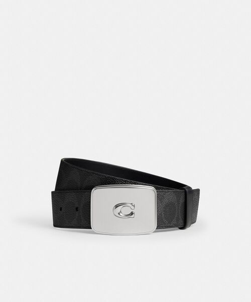 COACH（コーチ） ベルト プラーク バックル ベルト・38MM メンズ