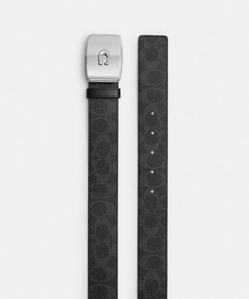 COACH（コーチ） ベルト プラーク バックル ベルト・38MM メンズ