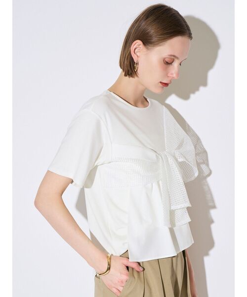 エレンディーク　トップス ELENDEEK（エレンディーク） tシャツ ドッキングビスチェカットソー