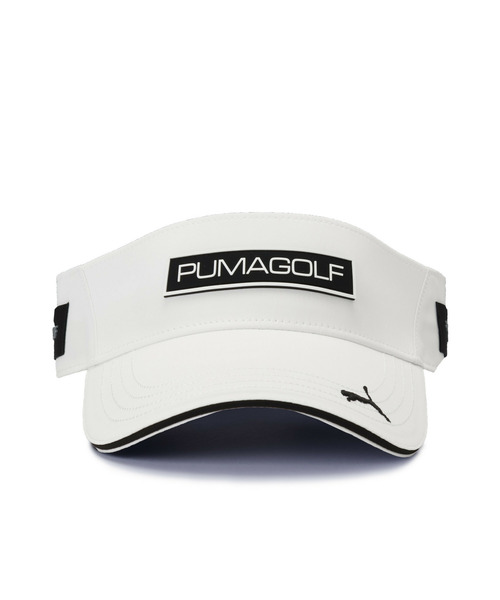 ゴルフバイザー PUMA（プーマ） サンバイザー メンズ ゴルフ ボックスロゴ ツアー