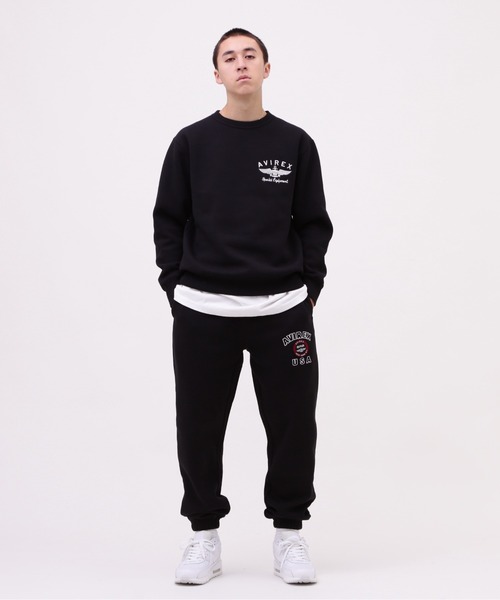 「AVIREX」 スウェットパンツ X-LARGE カーキ メンズ_画像2