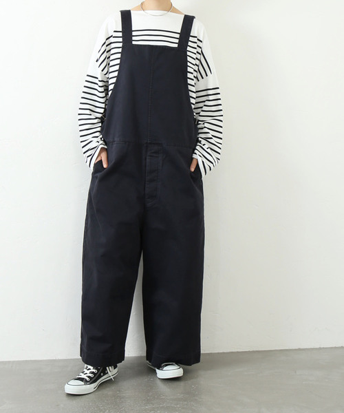 「JOURNAL STANDARD LUXE」 オーバーオール - ブラック レディース_11