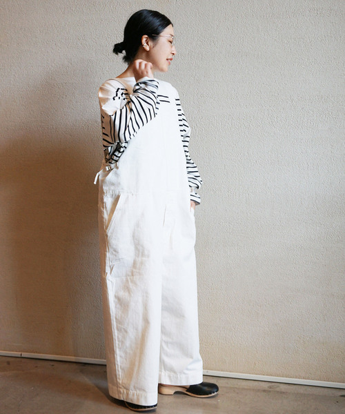 「JOURNAL STANDARD LUXE」 オーバーオール - ブラック レディース_16