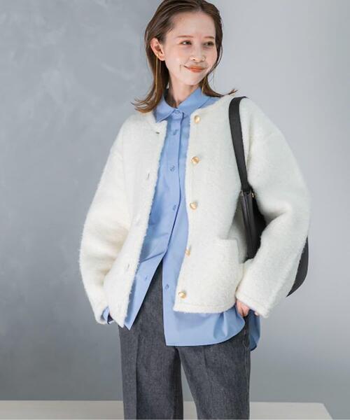 「URBAN RESEARCH ROSSO WOMEN」 ニットカーディガン FREE グレー レディース