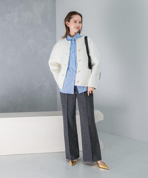 「URBAN RESEARCH ROSSO WOMEN」 ニットカーディガン FREE グレー レディース