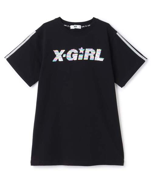 少女T X-girl Stages（エックスガールステージス） ワンピース スパンコール