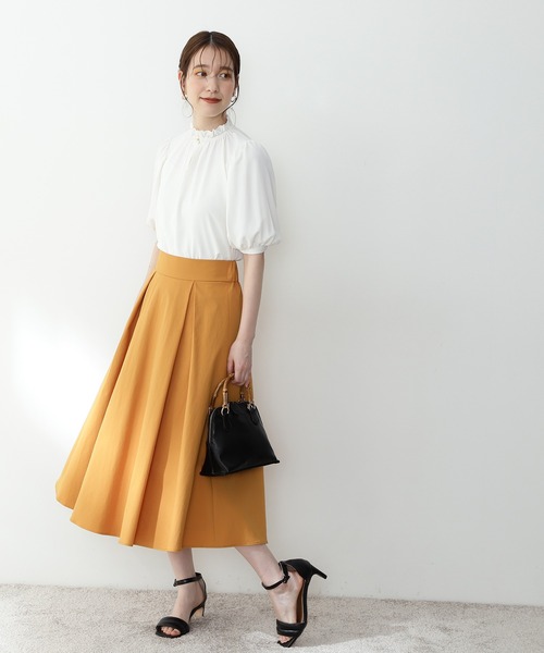 「N.(N. Natural Beauty Basic)」 半袖ブラウス MEDIUM ブルー レディース_画像4