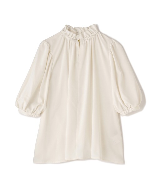 「N.(N. Natural Beauty Basic)」 半袖ブラウス MEDIUM ブルー レディース_画像5
