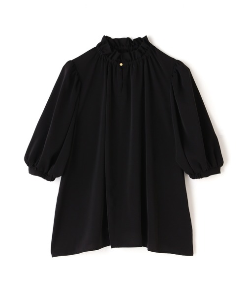 「N.(N. Natural Beauty Basic)」 半袖ブラウス MEDIUM ブルー レディース_画像9
