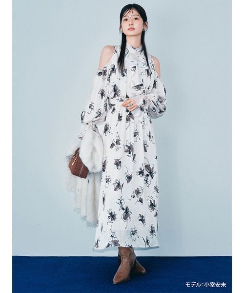 「LILY BROWN」 長袖ワンピース 0 ミント レディースの画像