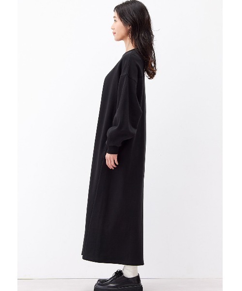「Live in comfort」 長袖ワンピース 4L オートミール レディース_画像8