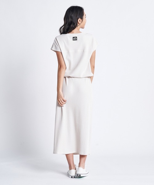 「ROXY」 ノースリーブワンピース LARGE ブラック レディース_画像3