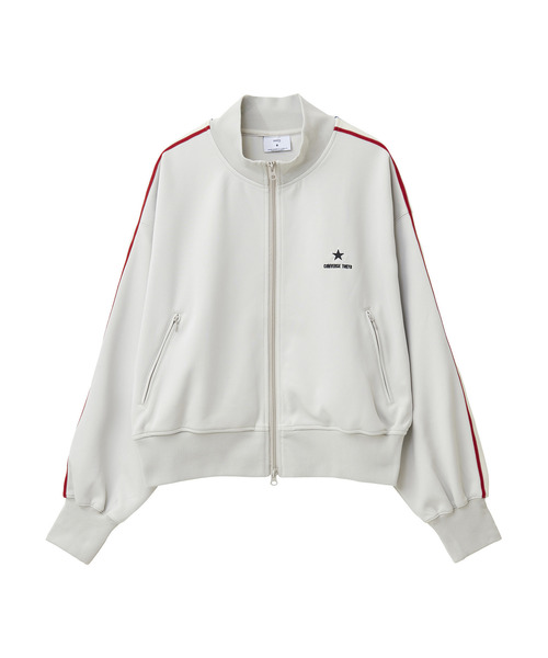 「CONVERSE TOKYO」 ジャージブルゾン FREE ライトグレー レディース_画像6