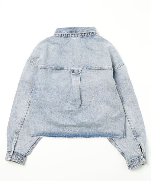 「ALLSAINTS」 デニムジャケット 6 インディゴブルー レディース_画像2