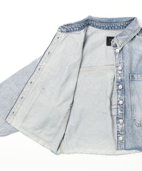 「ALLSAINTS」 デニムジャケット 6 インディゴブルー レディース_画像3
