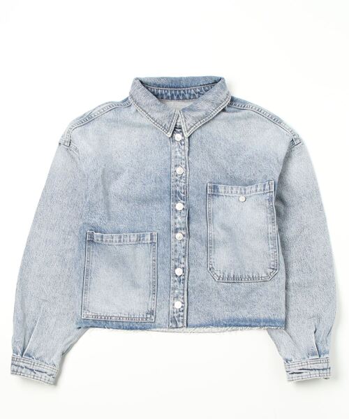 「ALLSAINTS」 デニムジャケット 6 インディゴブルー レディース_画像4