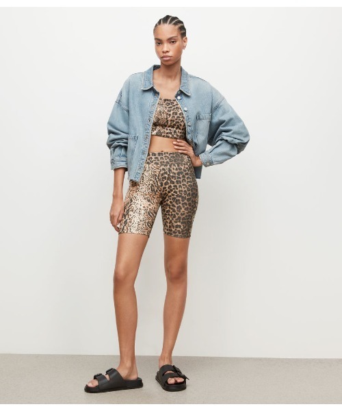 「ALLSAINTS」 デニムジャケット 6 インディゴブルー レディース_画像6