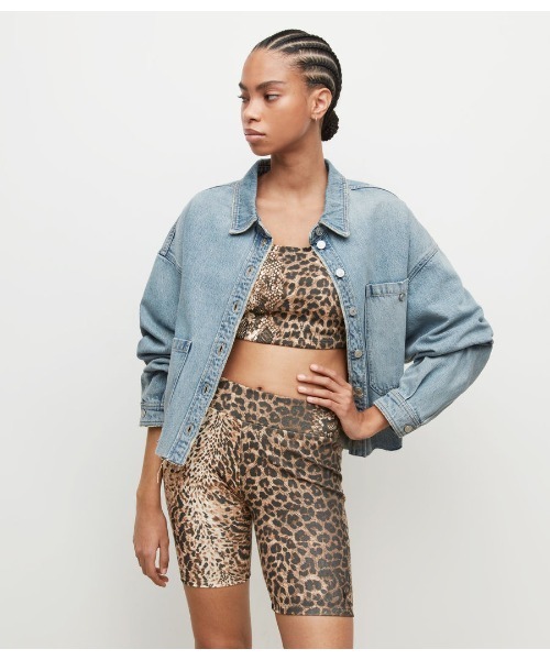 「ALLSAINTS」 デニムジャケット 6 インディゴブルー レディース_画像7