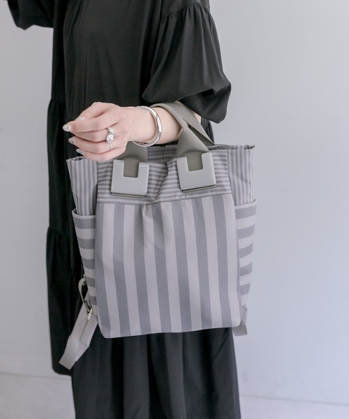 ear PAPILLONNER（イア パピヨネ） リュック FREE グレー レディース