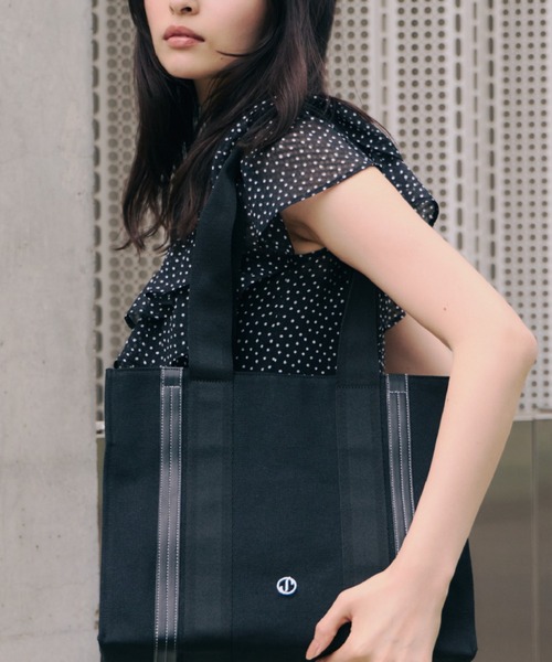 SLY（スライ） トートバッグ THONG TRIMMED CANVAS BAG トングトリムド 