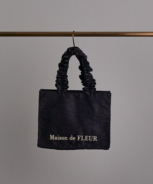 Maison de FLEUR（メゾンドフルール） ハンドバッグ FREE ブラック