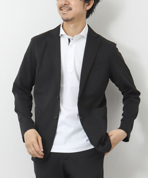 「NOLLEY'S goodman」 半袖ポロシャツ S ネイビー メンズ_画像9