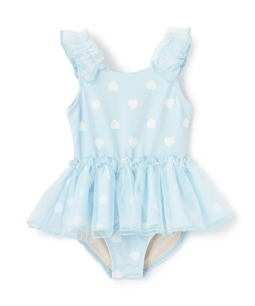 petit main 水着 「SWIM」チュールワンピース水着 キッズ 子供 女の子