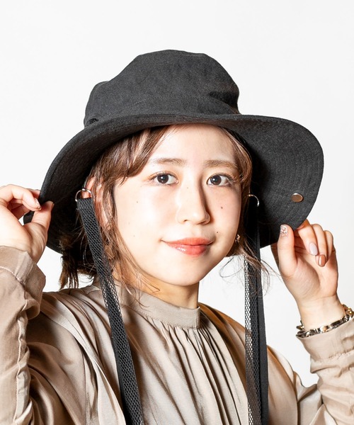 「CA4LA」 ハット ONESIZE ホワイト レディース_画像9