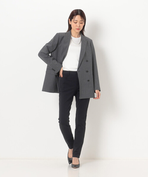 「COMME CA」 スキニーパンツ 9号 ホワイト レディース_画像5