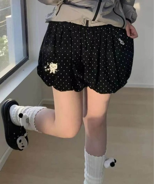 AsheKsha パンツ 小水玉刺繍ショートパンツ レディース : ZOZOTOWN
