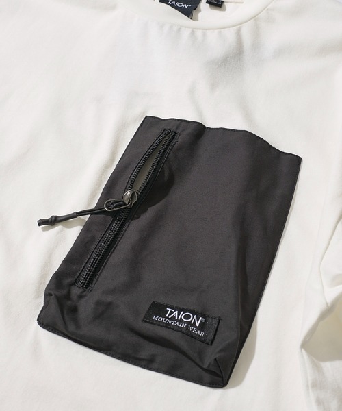 「TAION」 半袖Tシャツ LARGE ブラック メンズ_画像3